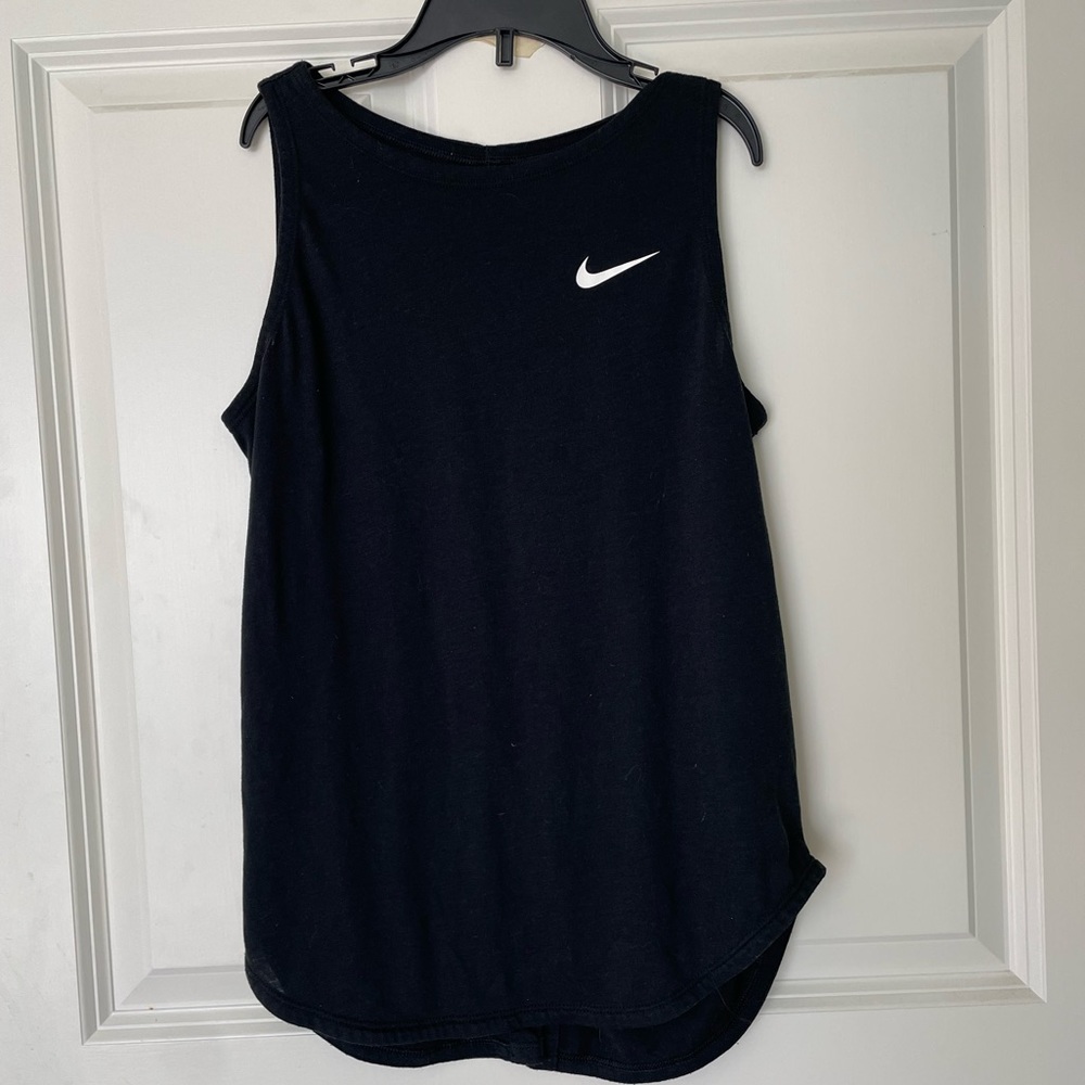 Girls Nike Black Tank Top